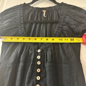 Free people black mini dress